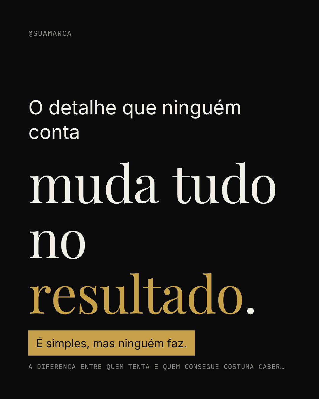 Arte no território Minimal Luxury gerada pelo postar.ai